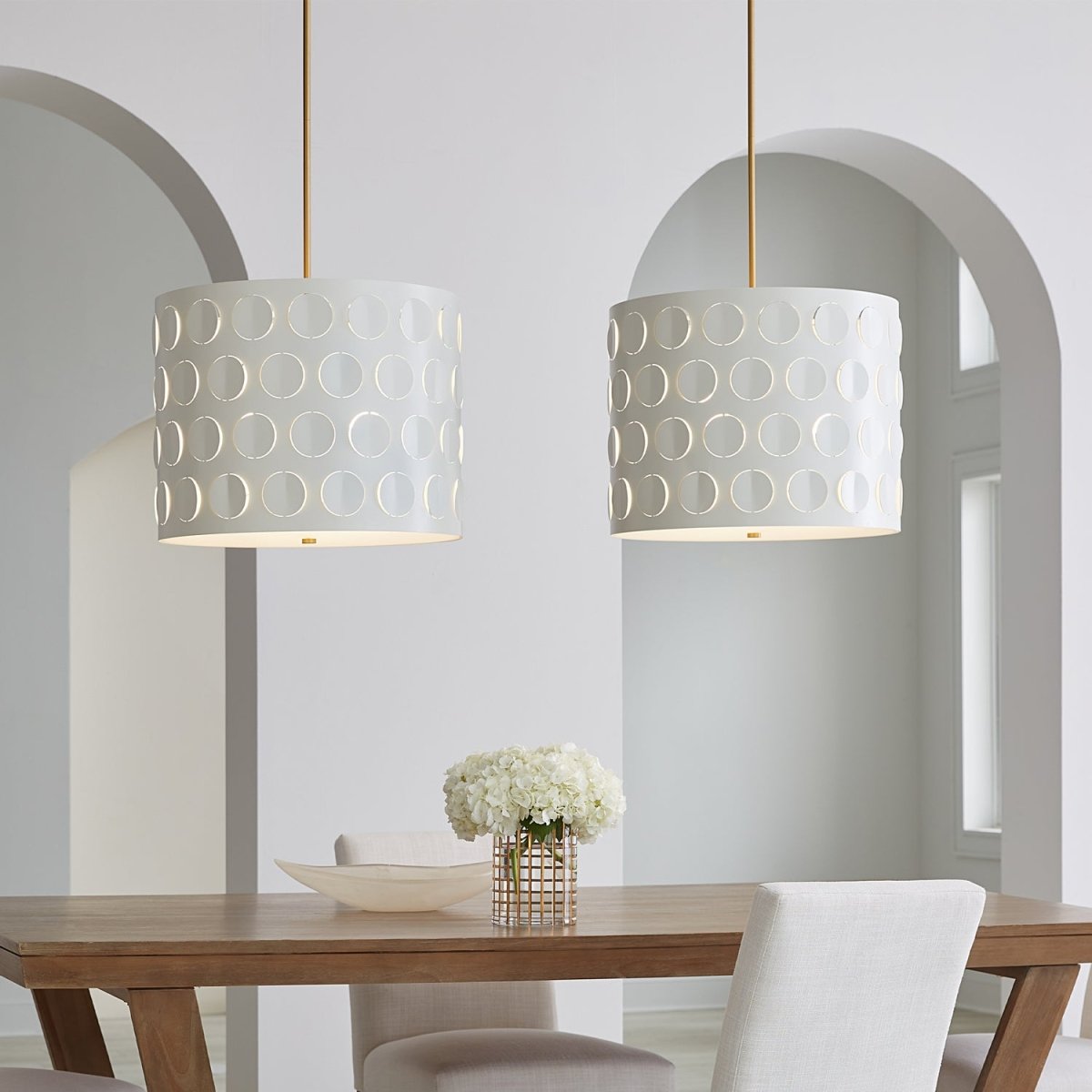 Suspension Dottie - Nickel poli by Visual Comfort Studio | Luminaires & cie