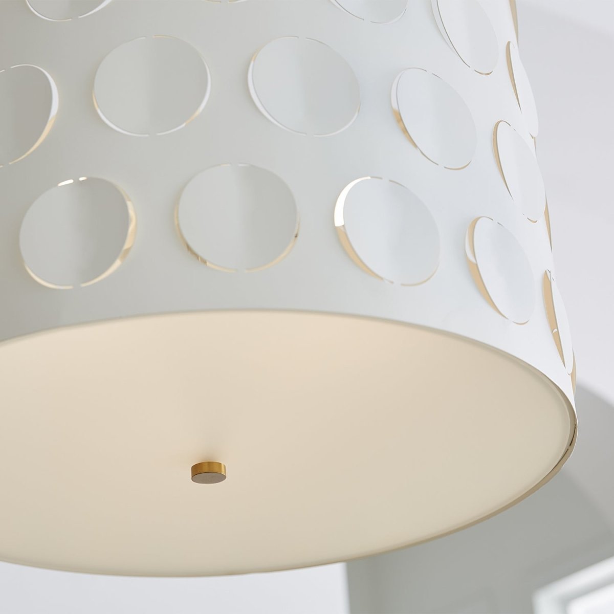 Suspension Dottie - Nickel poli by Visual Comfort Studio | Luminaires & cie