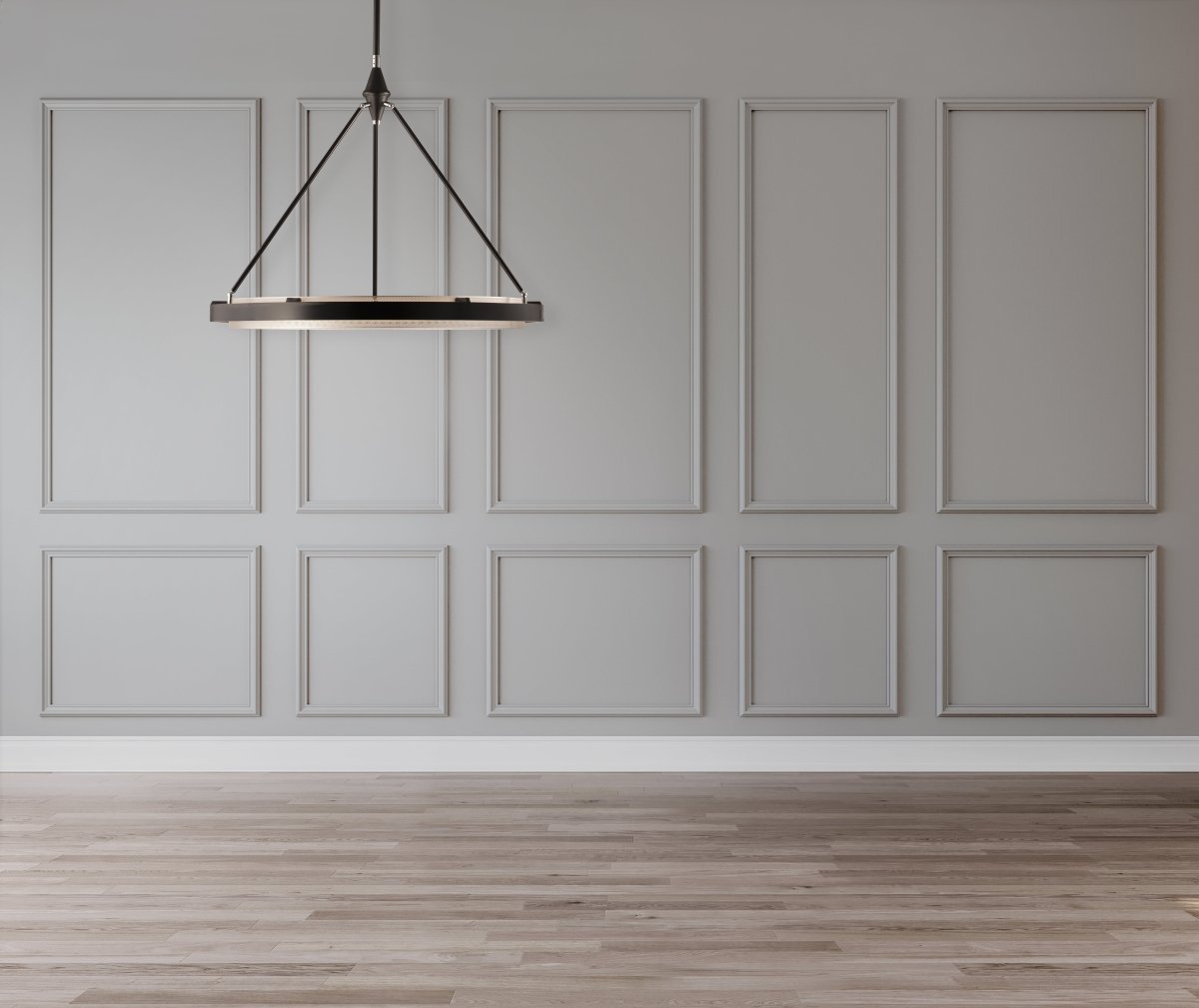 Suspension Duo - Noir classique / Argenté brillant 23 5/8" by Alora Lighting | Luminaires & cie