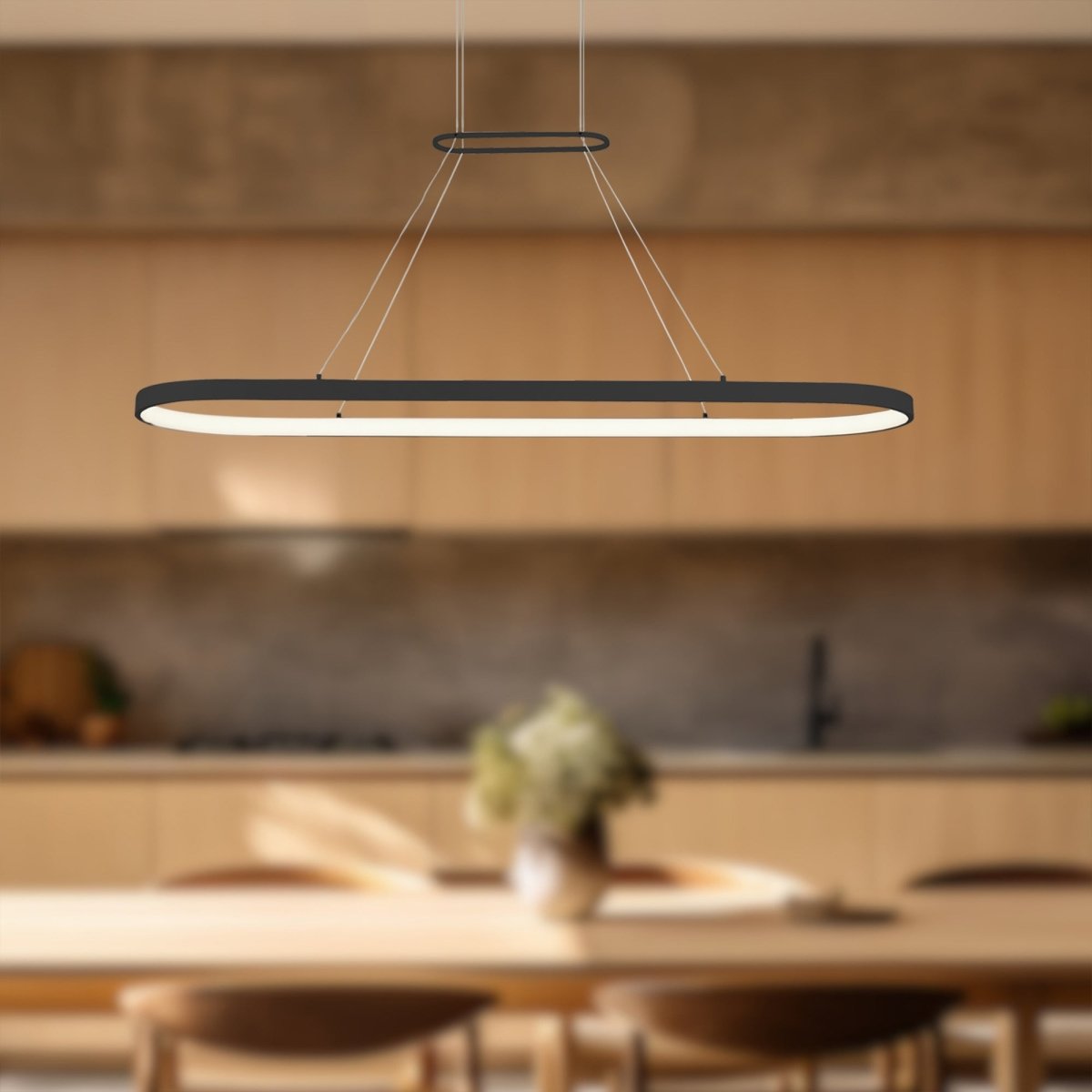 Suspension Eerie - Noir 47 1/4" by Kuzco Lighting | Luminaires & cie