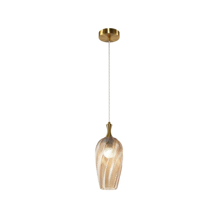 Suspension Eesha - Laiton d'or âgé 6 1/4" by Matteo Lighting | Luminaires & cie