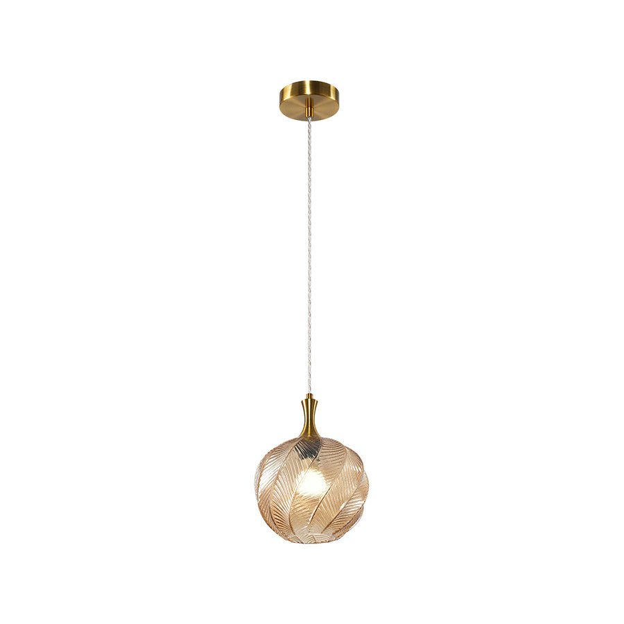 Suspension Eesha - Laiton d'or âgé 9" by Matteo Lighting | Luminaires & cie