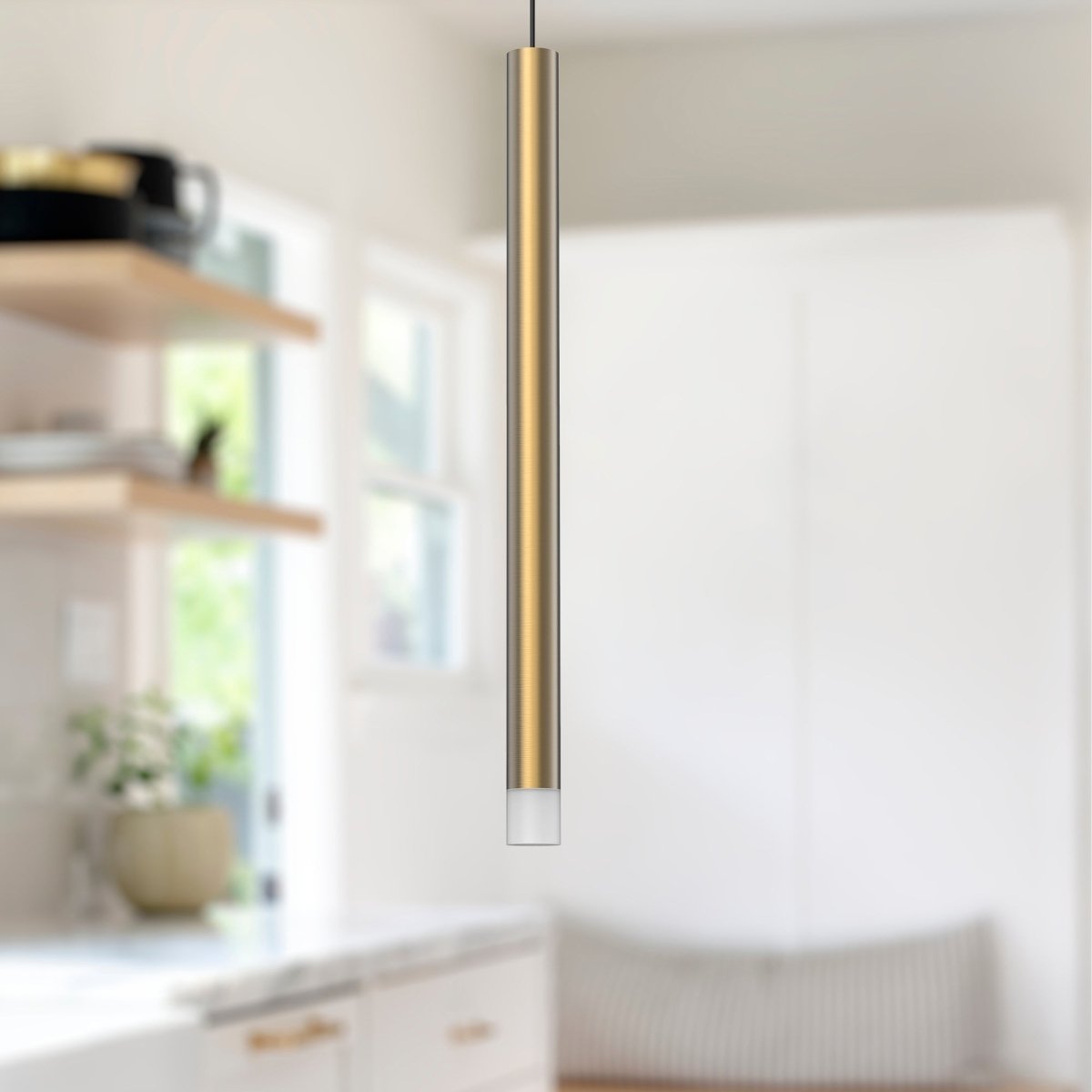 Suspension Elixir - Or brossé 1" 14 3/4" by Kuzco Lighting | Luminaires & cie