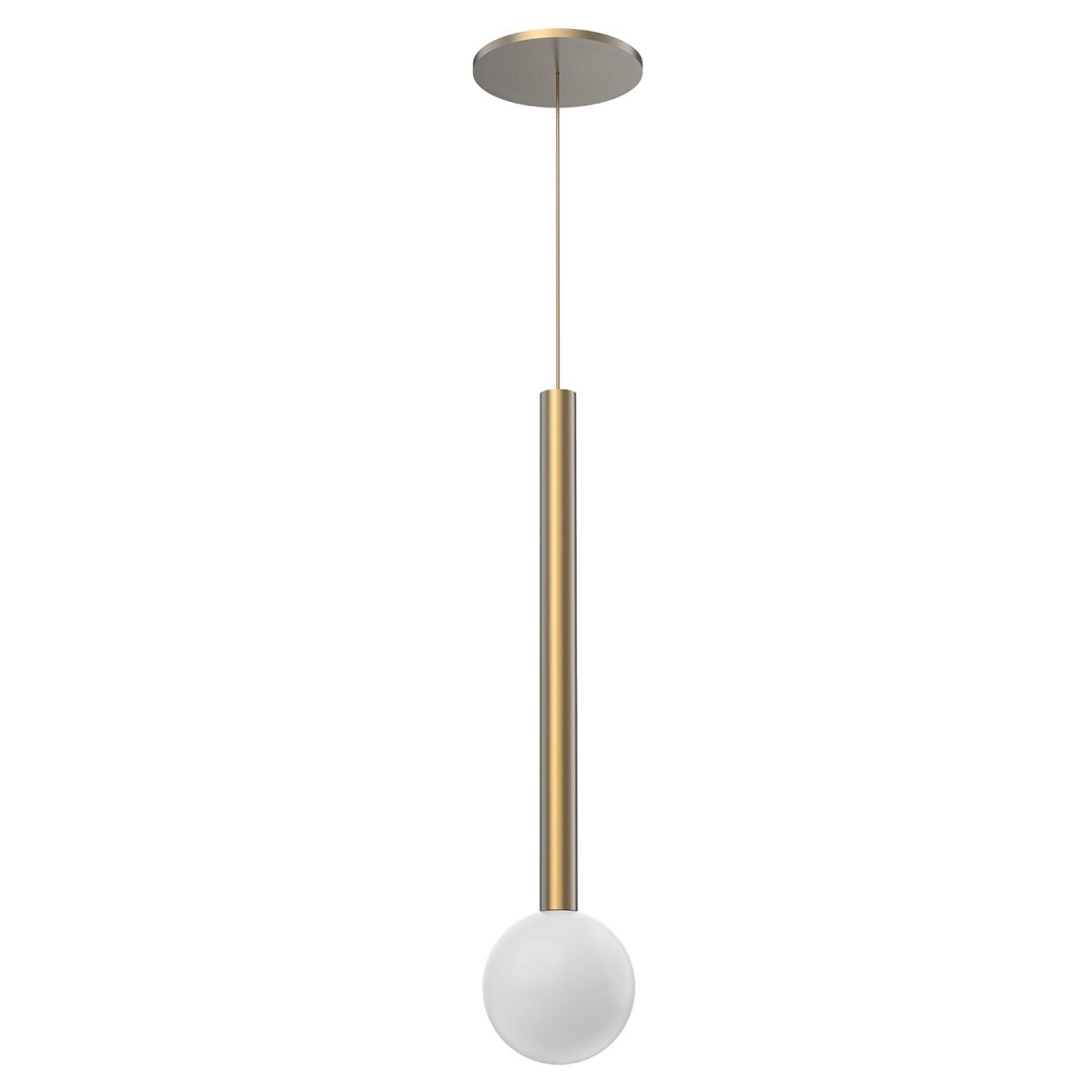 Suspension Elixir - Or brossé 4" 17 3/4" by Kuzco Lighting | Luminaires & cie