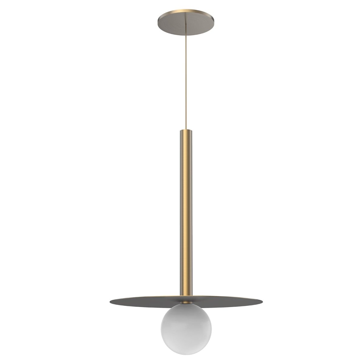 Suspension Elixir - Or brossé 11 7/8" 17 3/4" by Kuzco Lighting | Luminaires & cie
