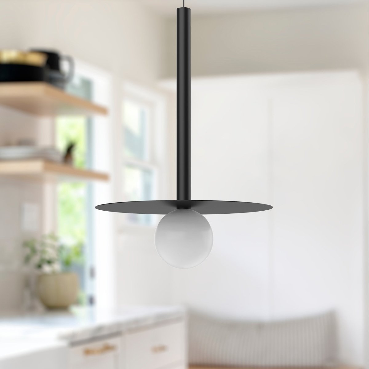 Suspension Elixir - Noir 11 7/8" 17 3/4" by Kuzco Lighting | Luminaires & cie