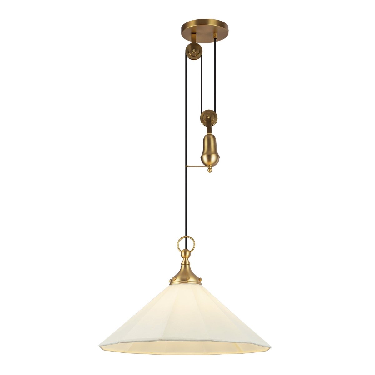 Suspension Ellen - Or brossé by Alora Lighting | Luminaires & cie