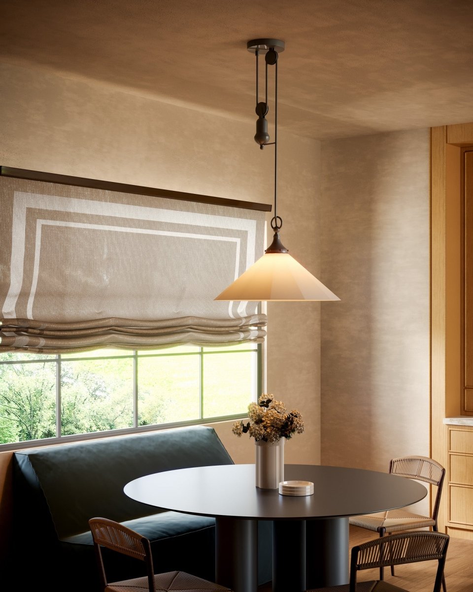 Suspension Ellen - Noir mat by Alora Lighting | Luminaires & cie