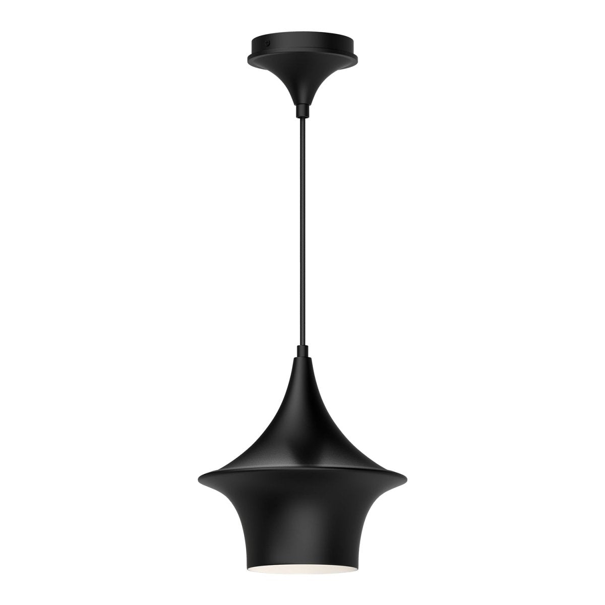 Suspension Emiko - Noir mat 9 1/2" by Alora Lighting | Luminaires & cie