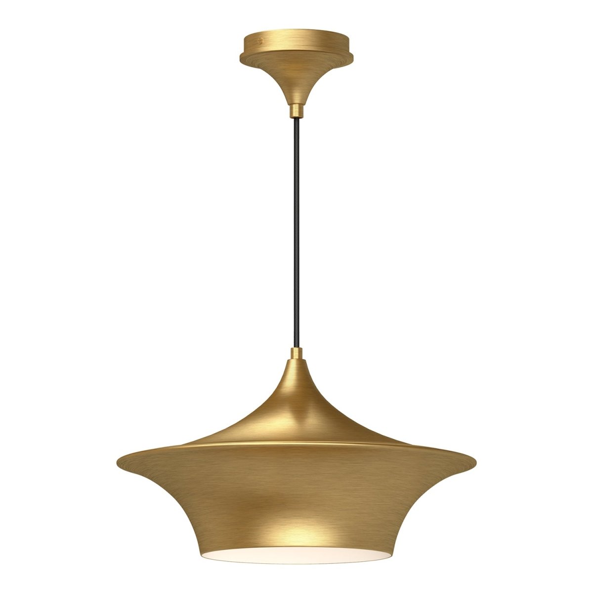 Suspension Emiko - Or brossé 16" by Alora Lighting | Luminaires & cie