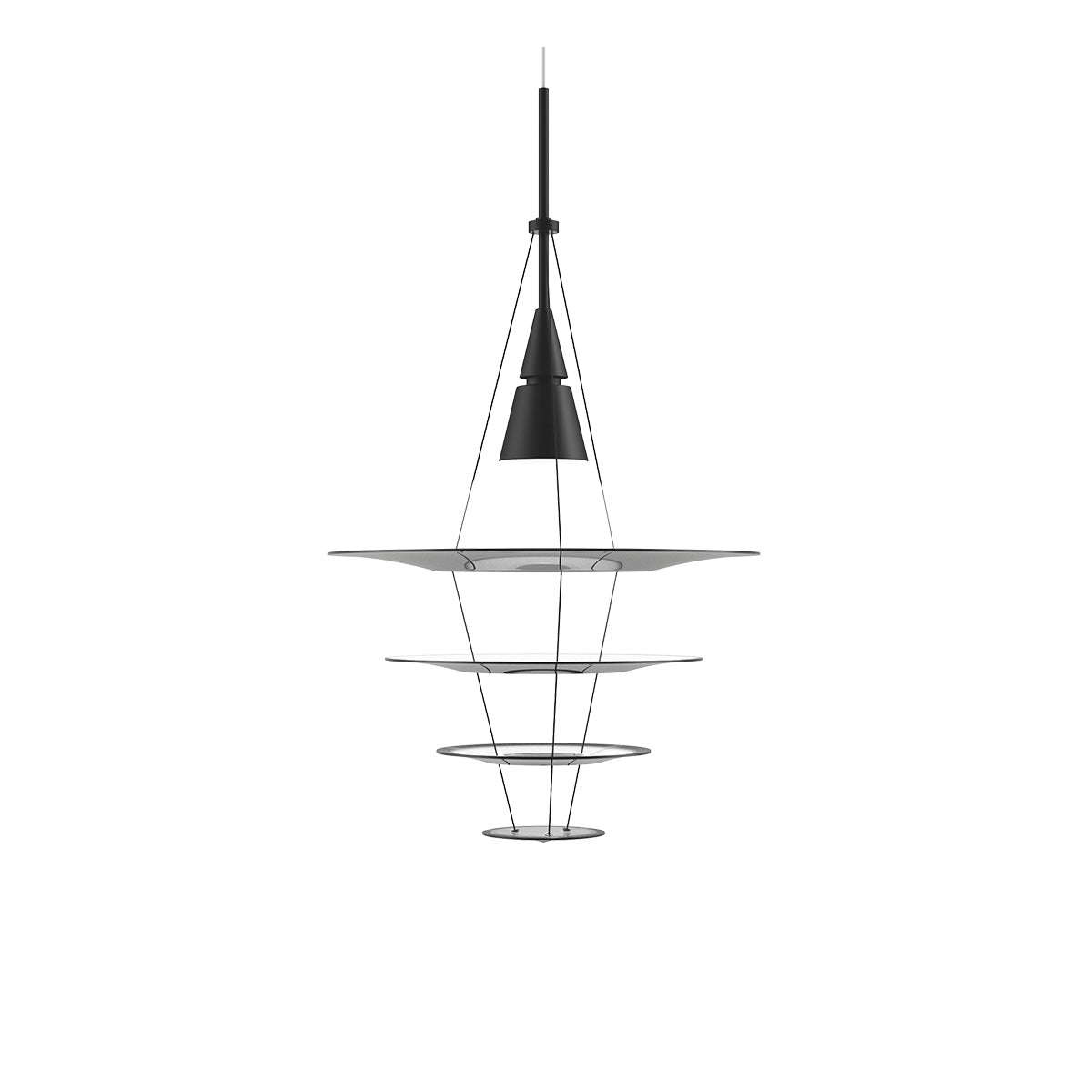 Suspension Enigma - Noir 16.7" by Louis Poulsen | Luminaires & cie