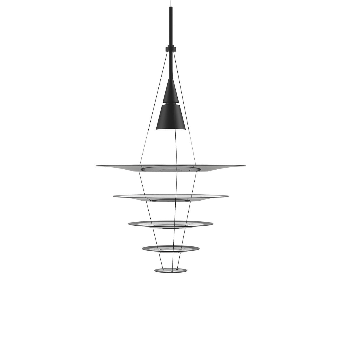 Suspension Enigma - Noir 21.5" by Louis Poulsen | Luminaires & cie