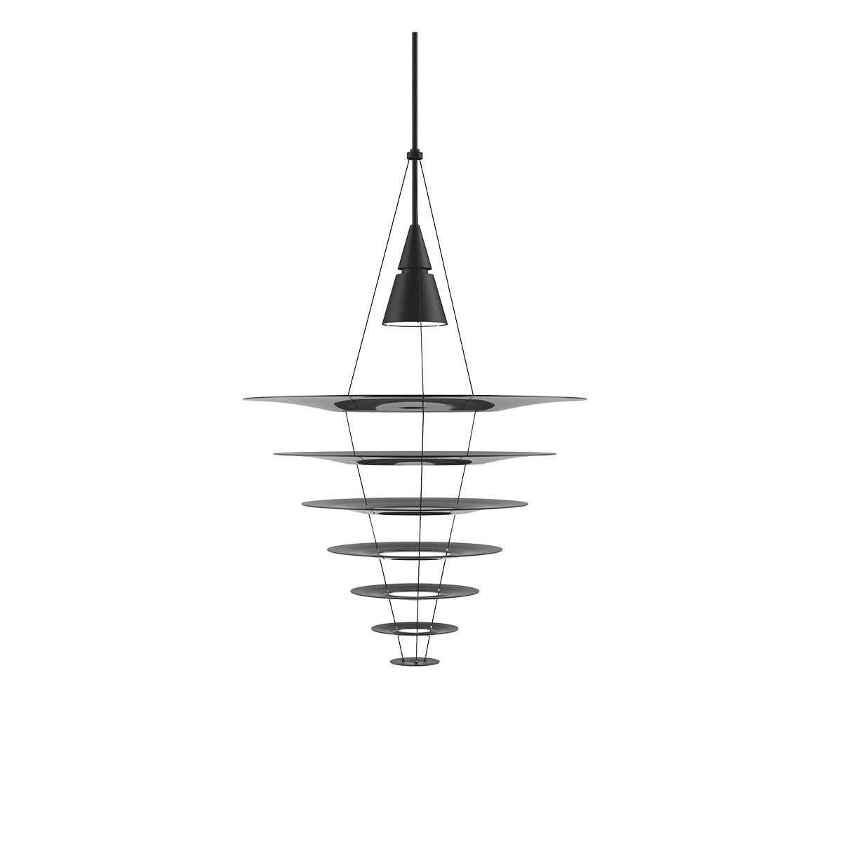 Suspension Enigma - Noir 32.5" by Louis Poulsen | Luminaires & cie