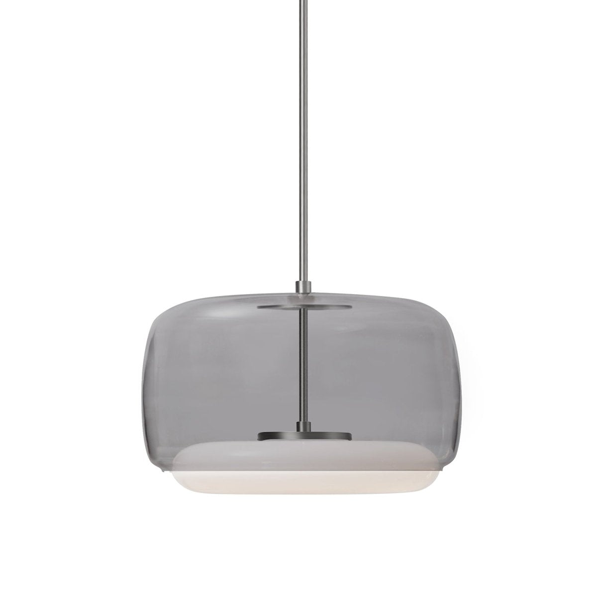 Suspension Enkel - Nickel fumé / brossé 15" by Kuzco Lighting | Luminaires & cie