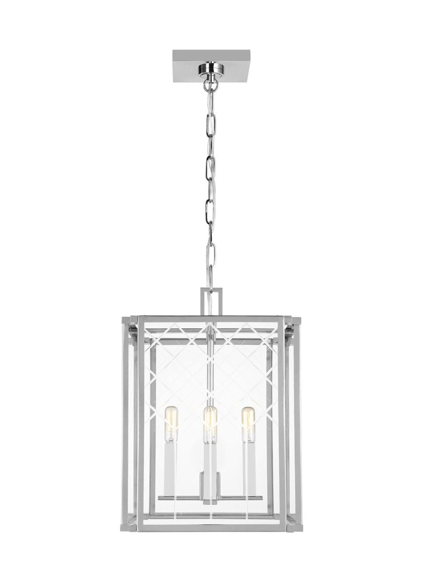 Suspension Erro - Nickel poli 12" by Visual Comfort Studio | Luminaires & cie