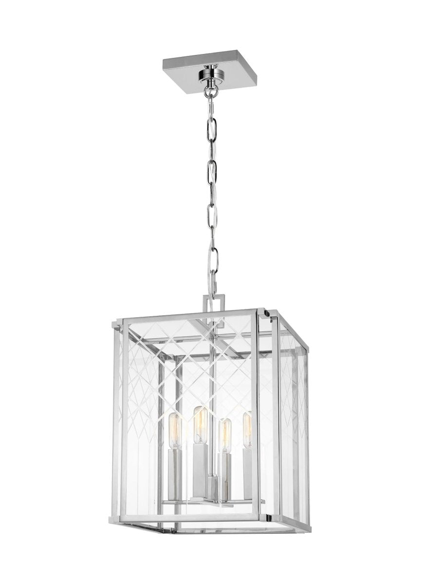 Suspension Erro - Nickel poli 12" by Visual Comfort Studio | Luminaires & cie