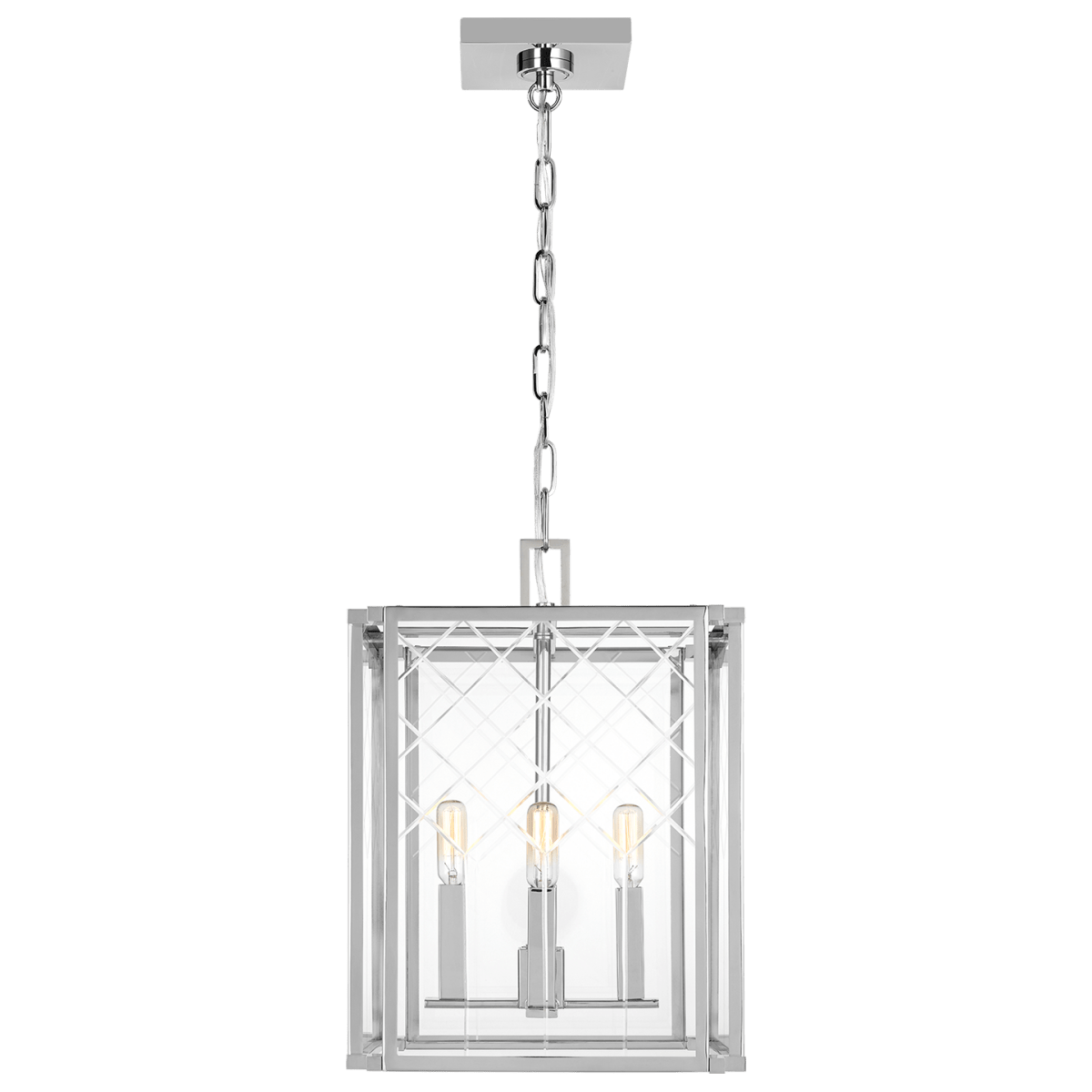 Suspension Erro - Nickel poli 12" by Visual Comfort Studio | Luminaires & cie