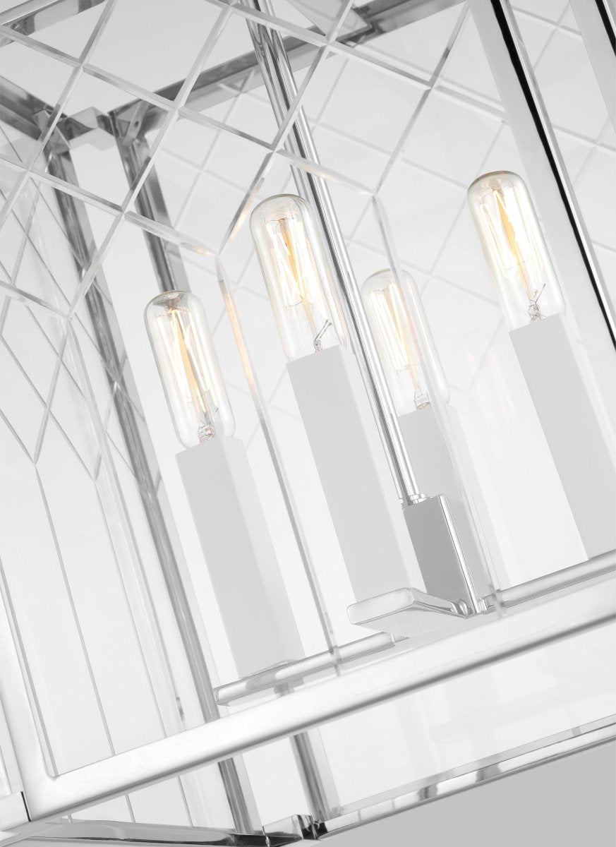 Suspension Erro - Nickel poli 12" by Visual Comfort Studio | Luminaires & cie