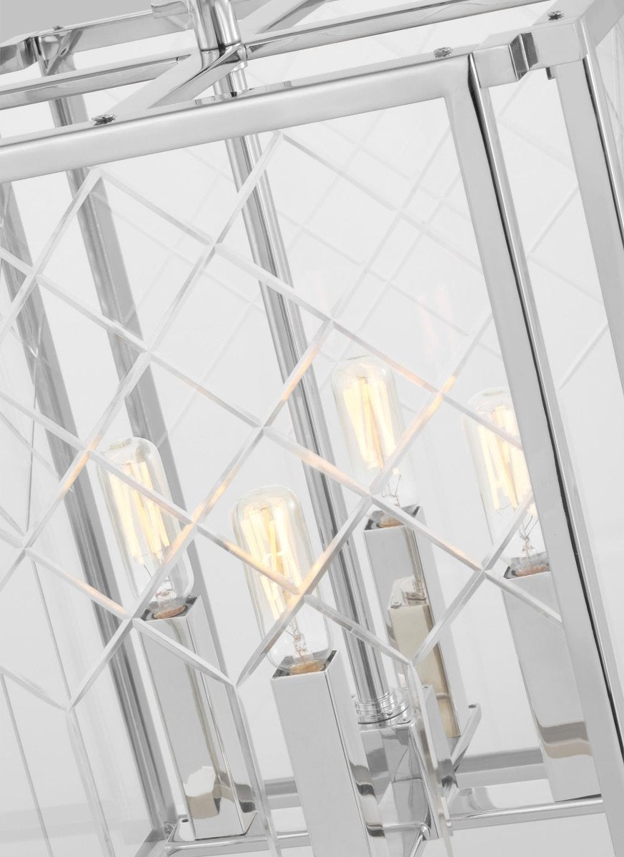 Suspension Erro - Nickel poli 12" by Visual Comfort Studio | Luminaires & cie