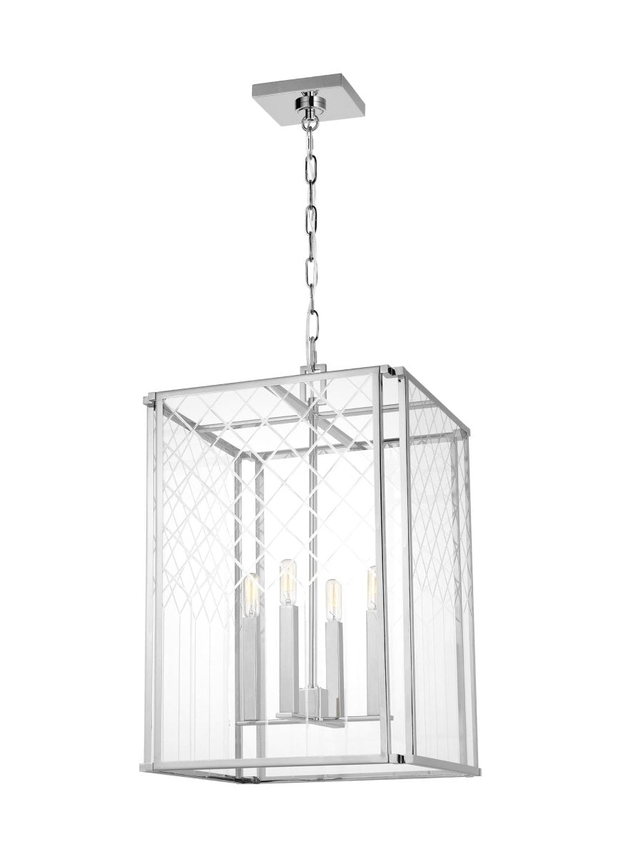 Suspension Erro - Nickel poli 16" by Visual Comfort Studio | Luminaires & cie