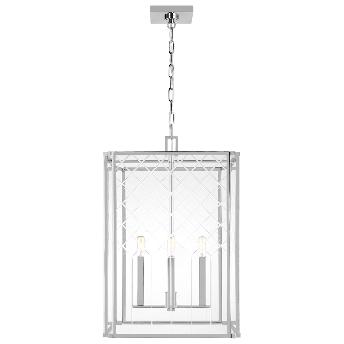Suspension Erro - Nickel poli 16" by Visual Comfort Studio | Luminaires & cie