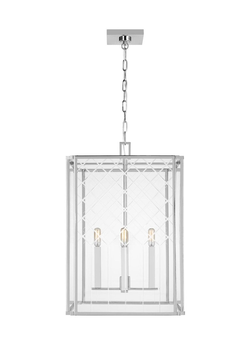 Suspension Erro - Nickel poli 16" by Visual Comfort Studio | Luminaires & cie