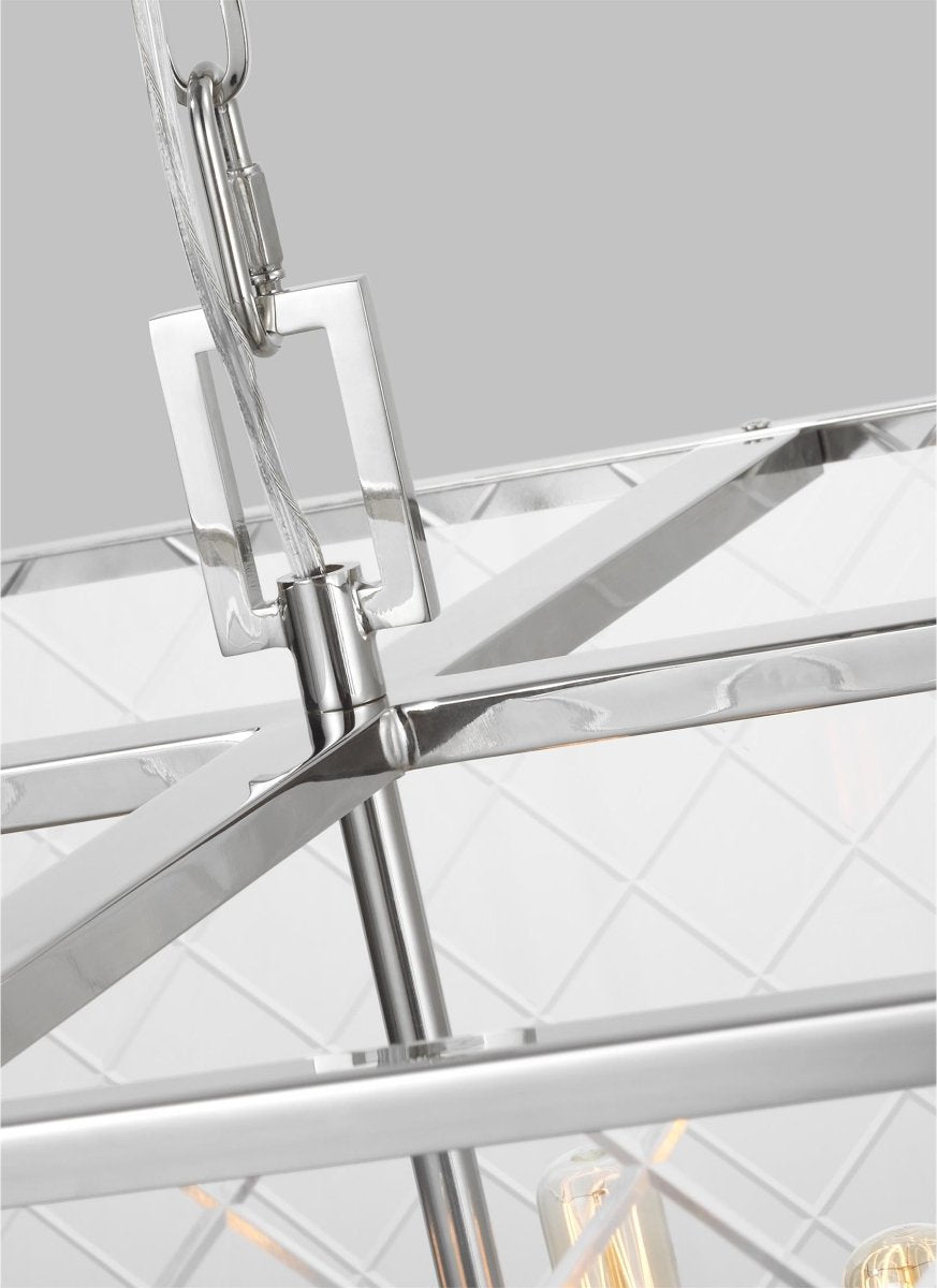 Suspension Erro - Nickel poli 24" by Visual Comfort Studio | Luminaires & cie