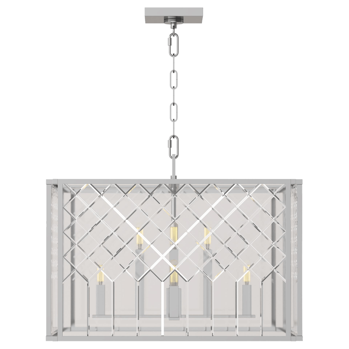 Suspension Erro - Nickel poli 24" by Visual Comfort Studio | Luminaires & cie