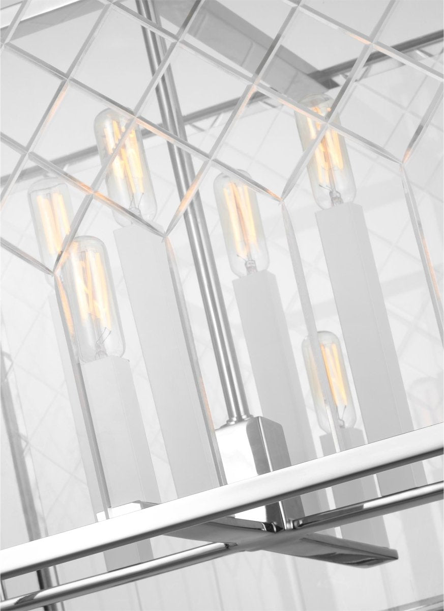 Suspension Erro - Nickel poli 24" by Visual Comfort Studio | Luminaires & cie