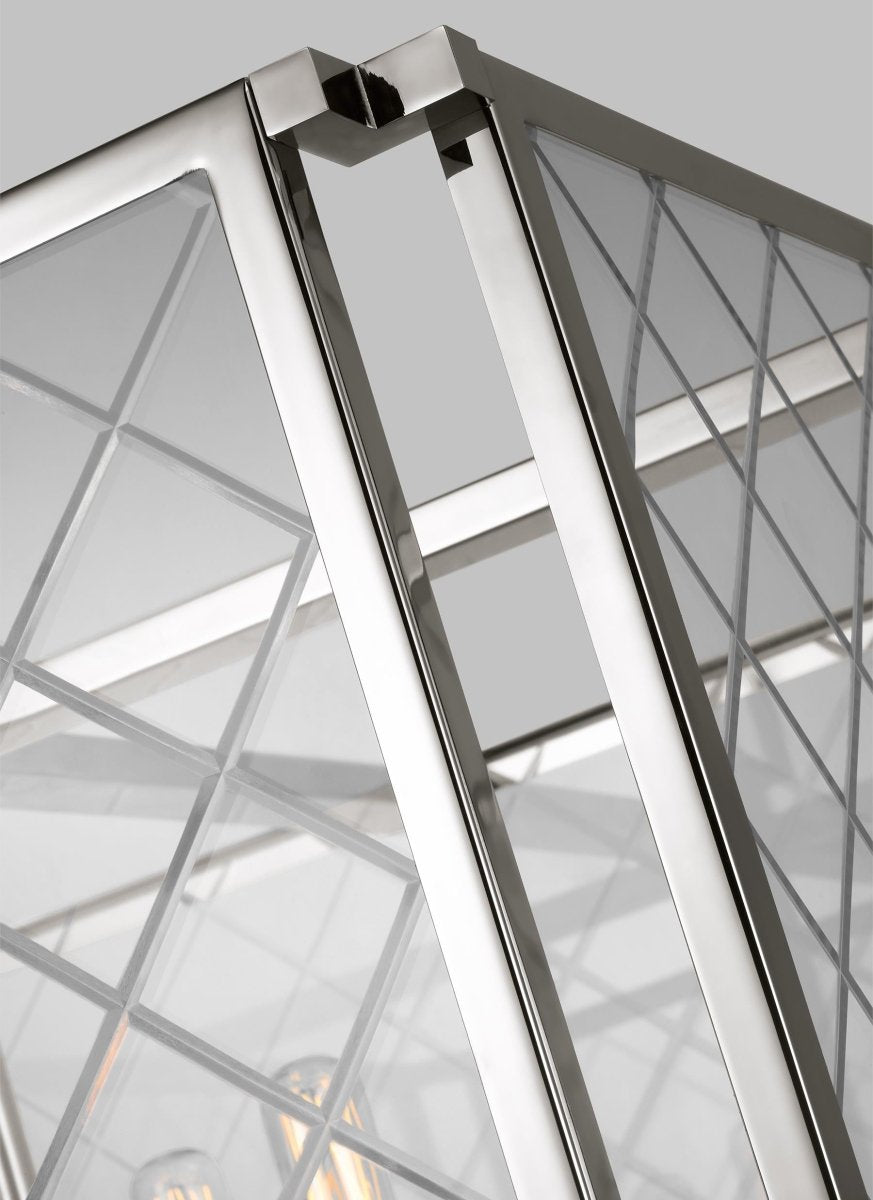 Suspension Erro - Nickel poli 24" by Visual Comfort Studio | Luminaires & cie