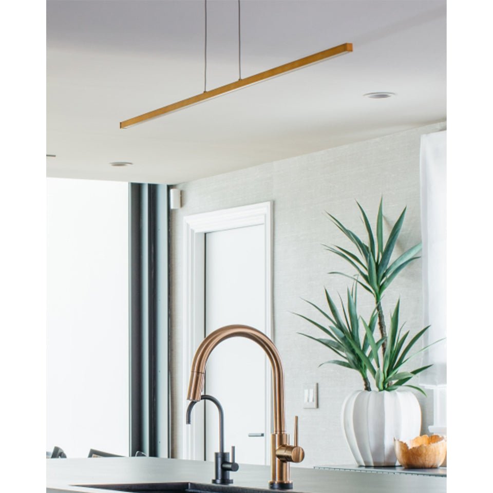 Suspension Essence - Nickel satiné by Tech Lighting | Luminaires & cie