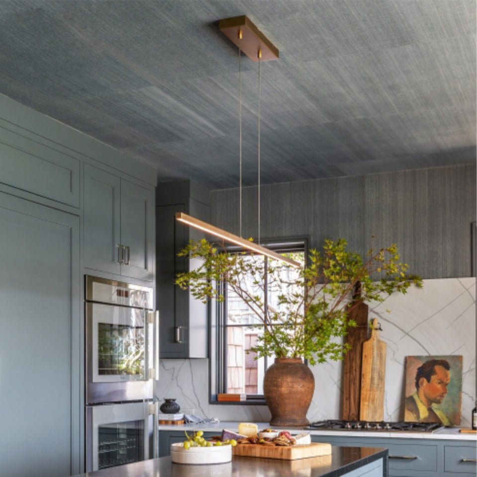 Suspension Essence - Nickel satiné by Tech Lighting | Luminaires & cie