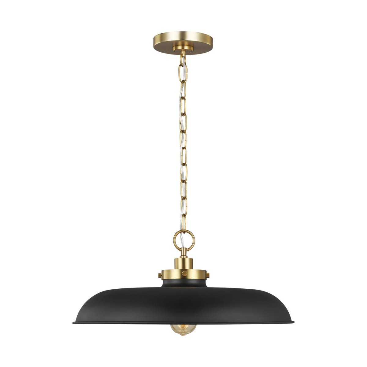 Suspension évasé Wellfleet - Noir minuit by Visual Comfort Studio | Luminaires & cie