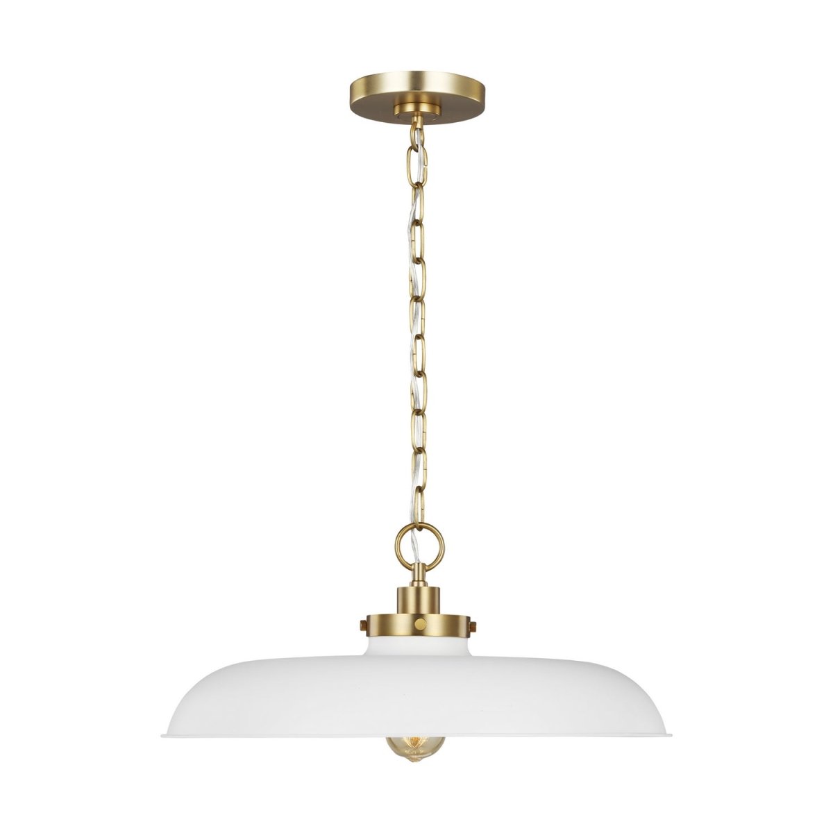 Suspension évasé Wellfleet - Blanc mat by Visual Comfort Studio | Luminaires & cie