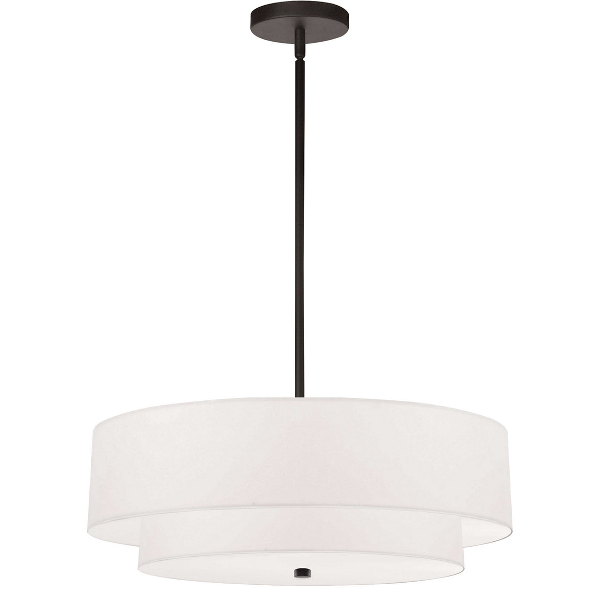 Suspension Everly Métal, Blanc, Noir / Noir mat – Dainolite