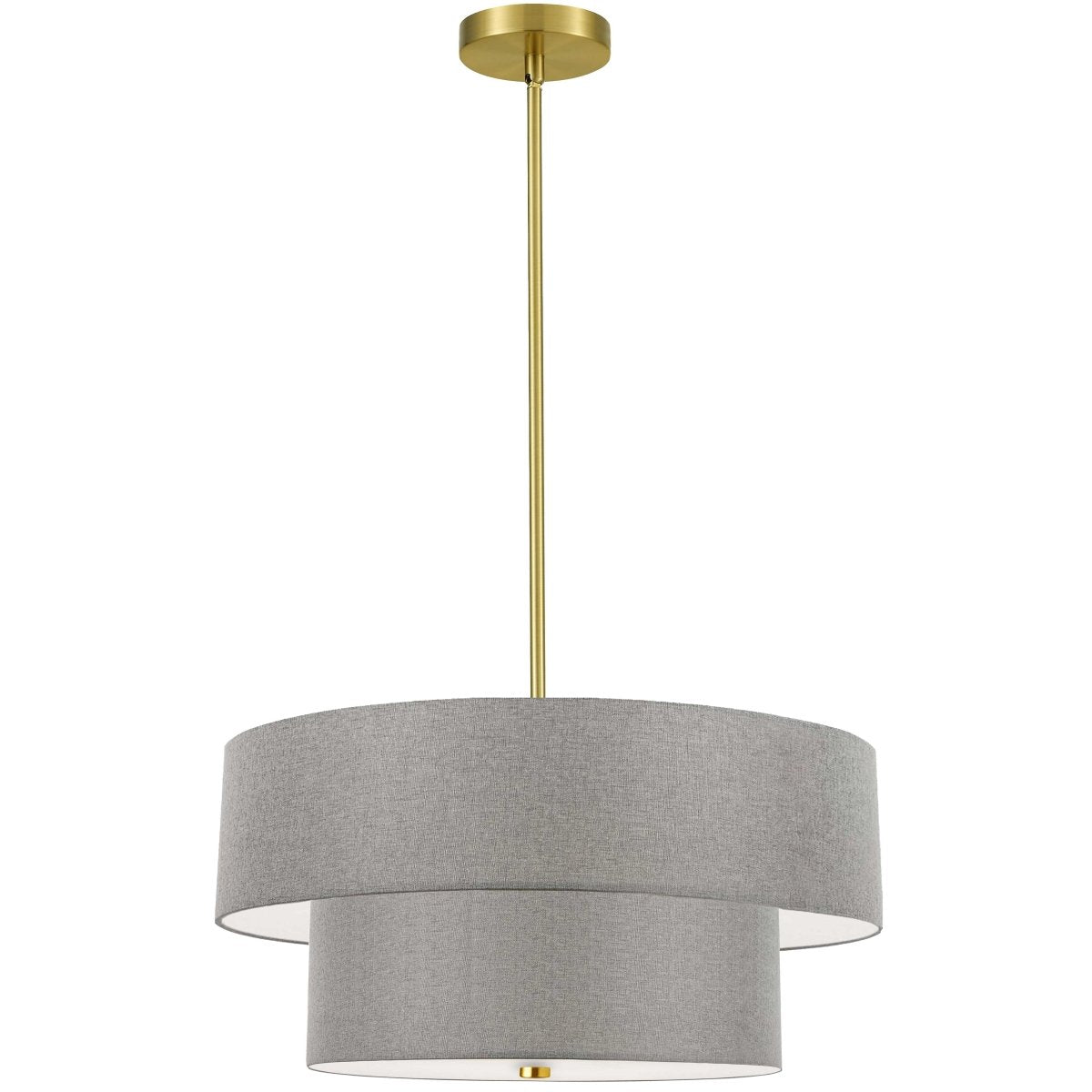 Suspension Everly - Laiton vieilli Gris 9" by Dainolite | Luminaires & cie
