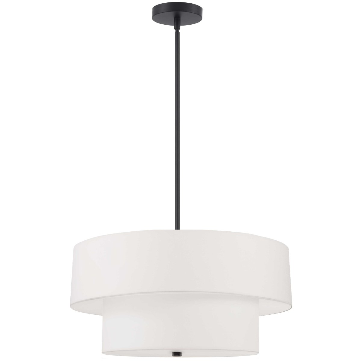 Suspension Everly - Noir Blanc 9" by Dainolite | Luminaires & cie