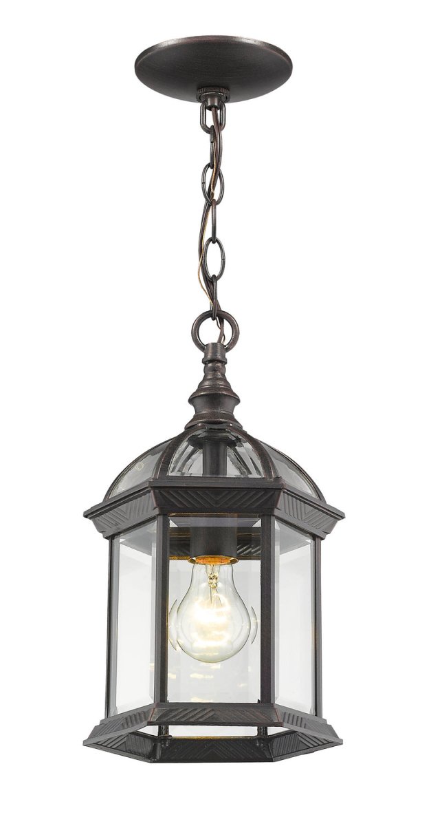 Suspension extérieure Annex - Rouille by Z-Lite | Luminaires & cie