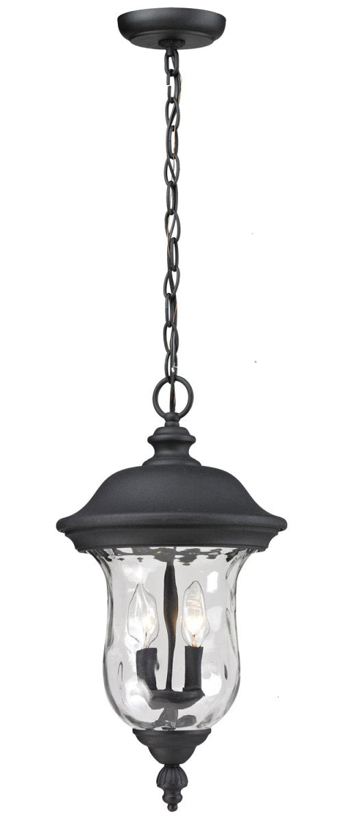Suspension extérieure Armstrong - Noir 10" by Z-Lite | Luminaires & cie