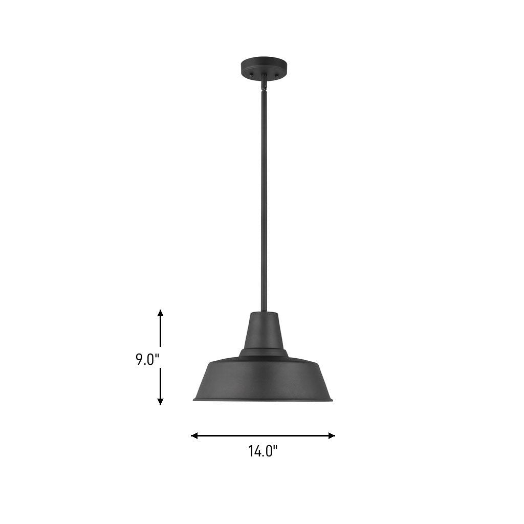 Suspension extérieure Barn Light - Bronze antique by Visual Comfort Studio | Luminaires & cie