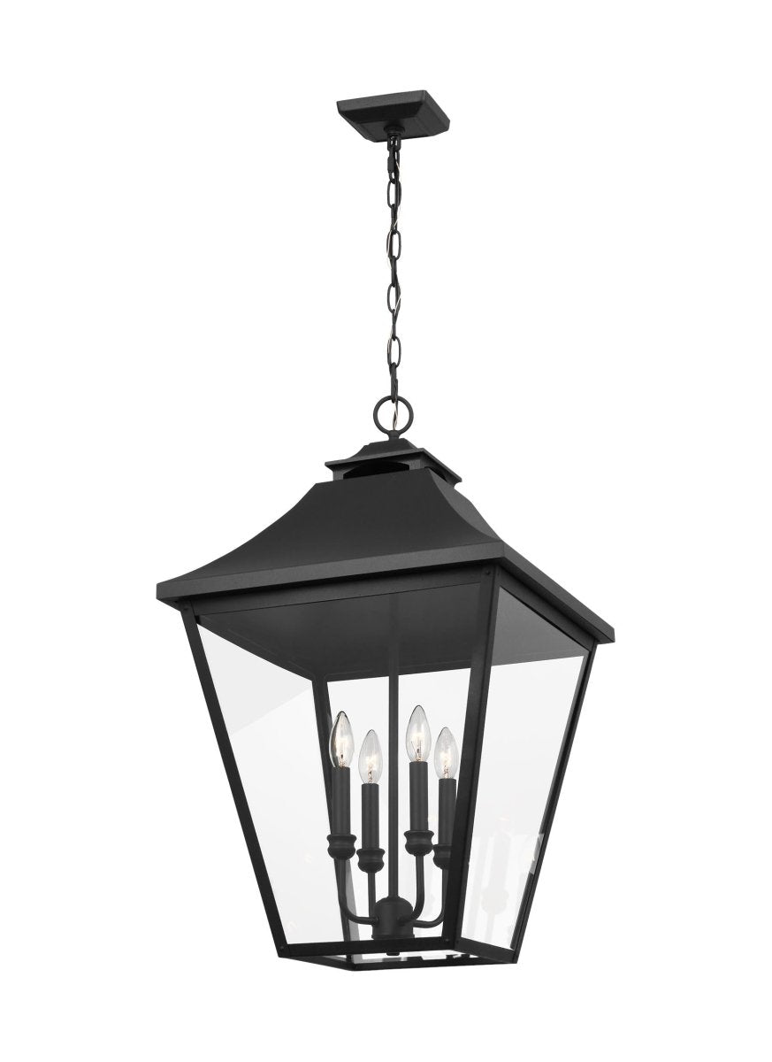 Suspension extérieure Galena - Textured Black 17.5 by Visual Comfort Studio | Luminaires & cie