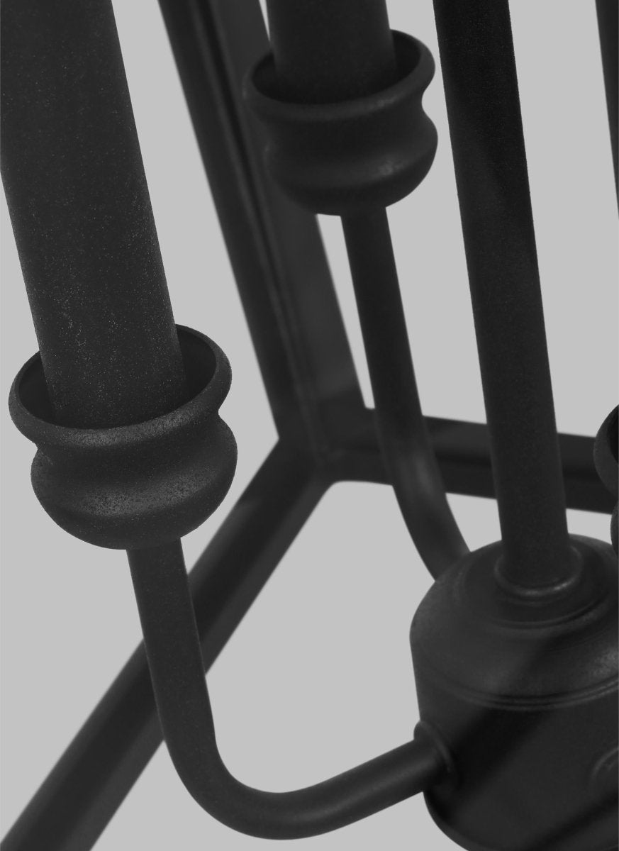 Suspension extérieure Galena - Textured Black 17.5 by Visual Comfort Studio | Luminaires & cie