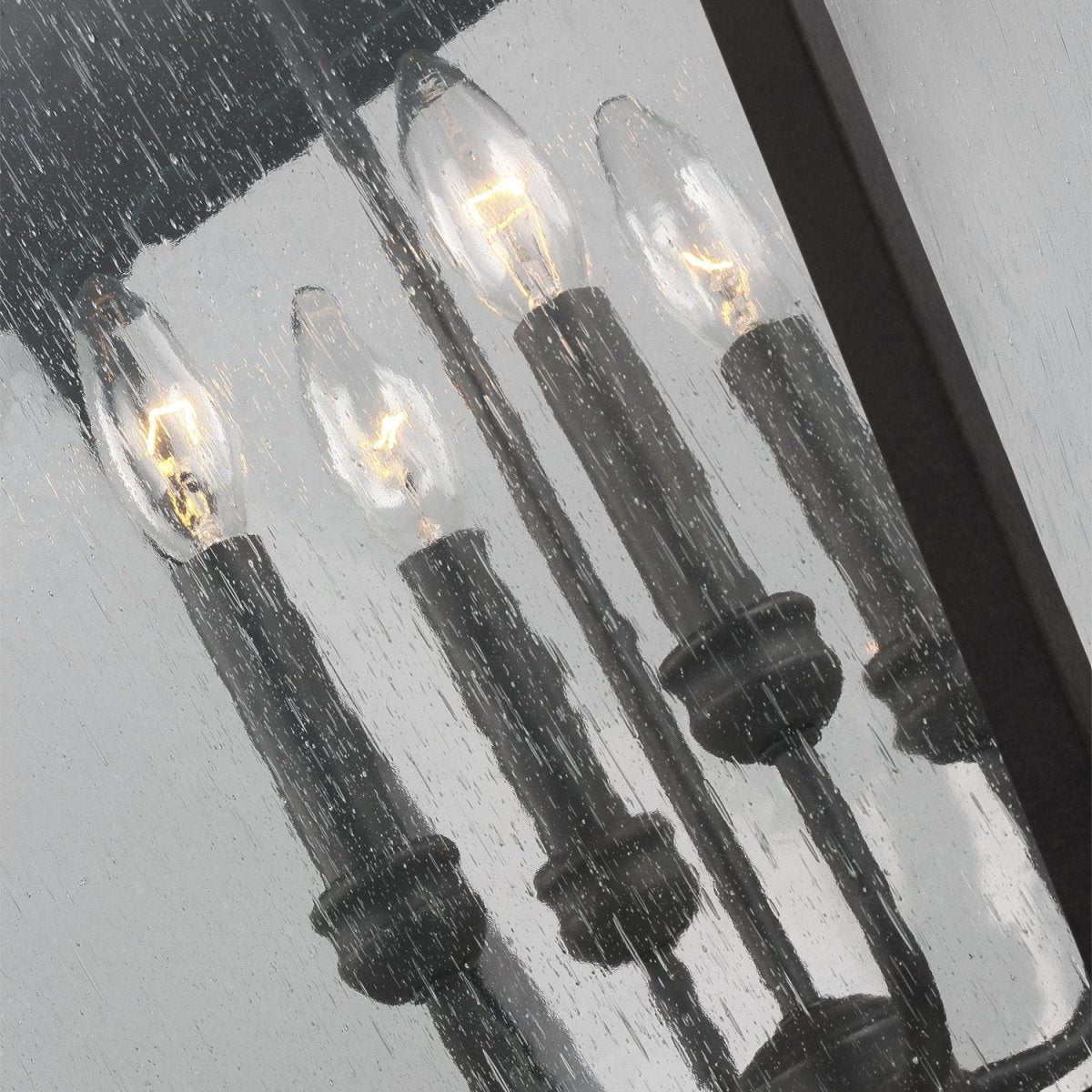 Suspension extérieure Galena - Textured Black 17.5 by Visual Comfort Studio | Luminaires & cie