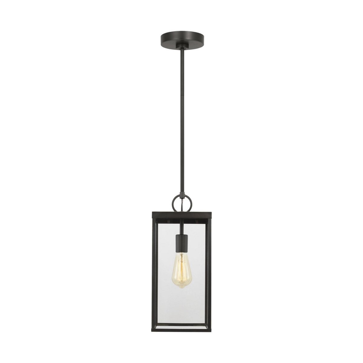 Suspension extérieure Howell - Noir texturé by Visual Comfort Studio | Luminaires & cie