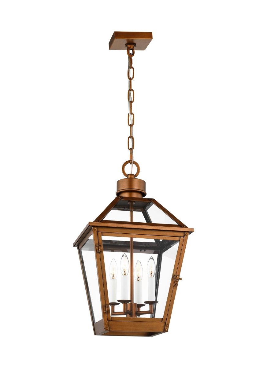 Suspension extérieure Hyannis - Noir texturé by Visual Comfort Studio | Luminaires & cie