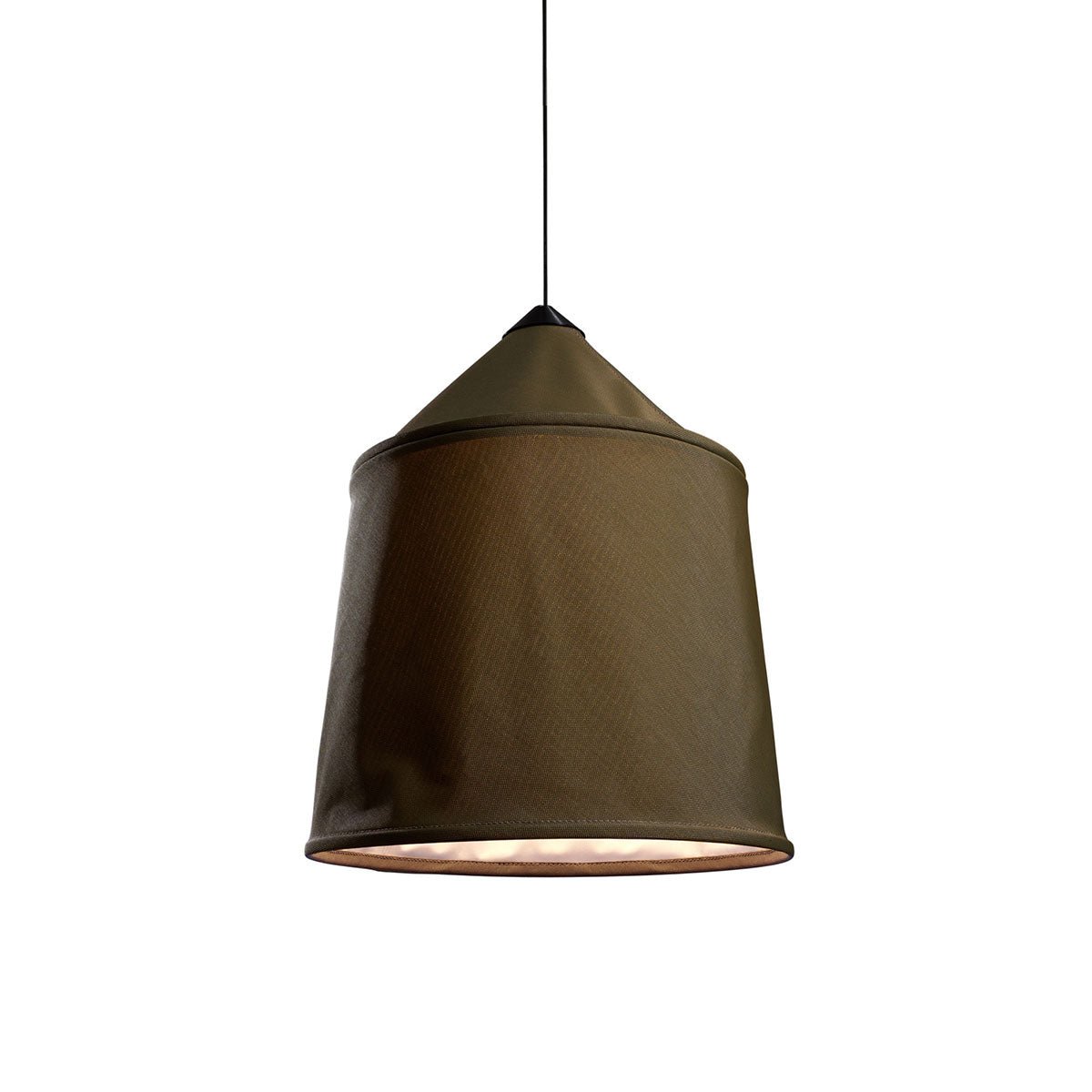Suspension extérieure Jaima - Beige Jaima 71 (28" Dia) by Marset | Luminaires & cie