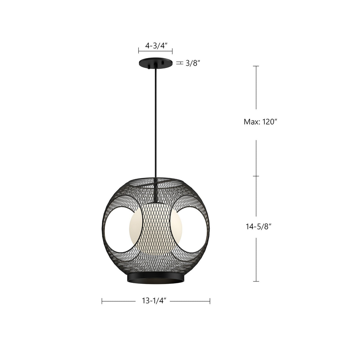 Suspension extérieure Kona – vue 2