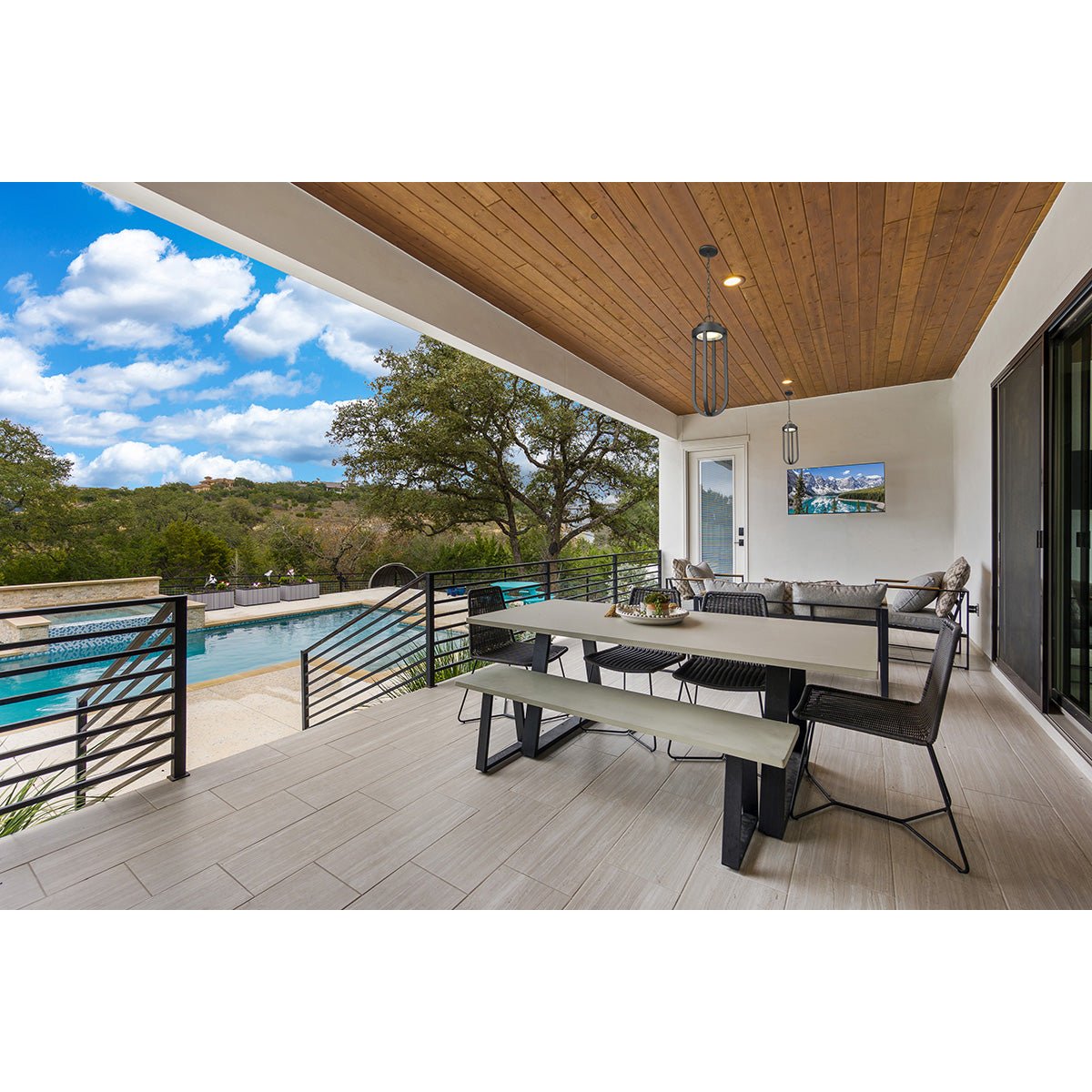 Suspension extérieure Leland