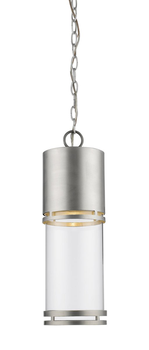 Suspension extérieure Luminata - Aluminum brossé by Z-Lite | Luminaires & cie