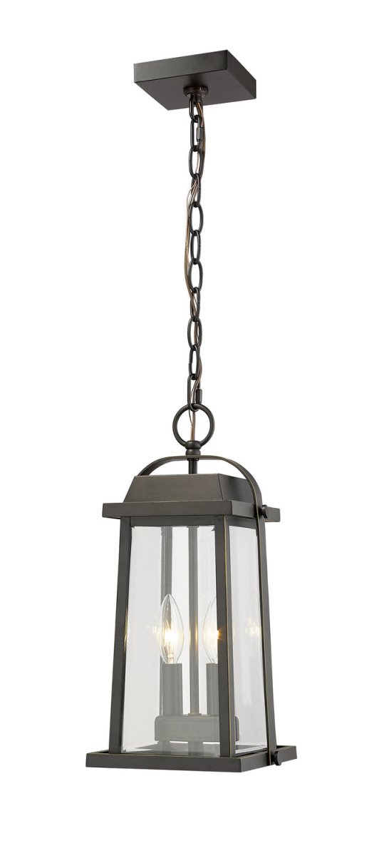 Suspension extérieure Millworks - Bronze huilé by Z-Lite | Luminaires & cie